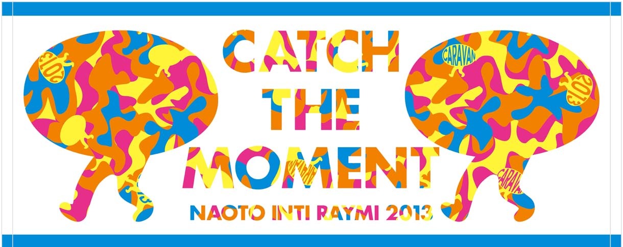 ナオト・インティライミ「Nice catch the moment!」famima.com限定セットに付属するタオルのイメージ。
