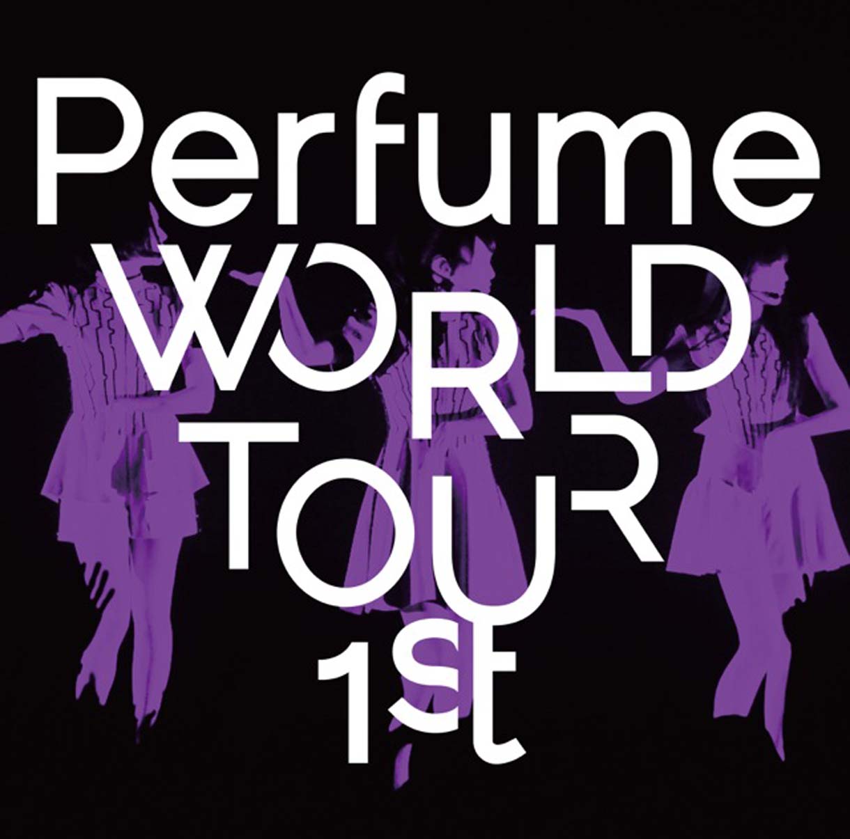 「Magic of Love」と同日にリリースされるライブDVD「Perfume WORLD TOUR 1st」のジャケット。