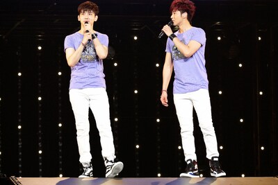 「東方神起 LIVE TOUR 2013 ～TIME～」のさいたまスーパーアリーナ3DAYS公演は、各日3万2000人を収容するスタジアムモードで行われた。