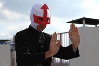 映画「中学生円山」のワンシーン。