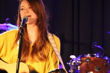 片平里菜（4月30日の福島Live Space C-moon公演より）