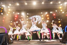 私立恵比寿中学の大阪城野外音楽堂ワンマン「中学生もつらいよ ～浪花奮闘編～」の様子。