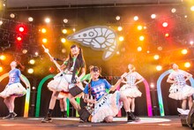 私立恵比寿中学の大阪城野外音楽堂ワンマン「中学生もつらいよ ～浪花奮闘編～」の様子。