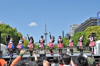 晴天の愛知・久屋大通公園エンゼル広場。