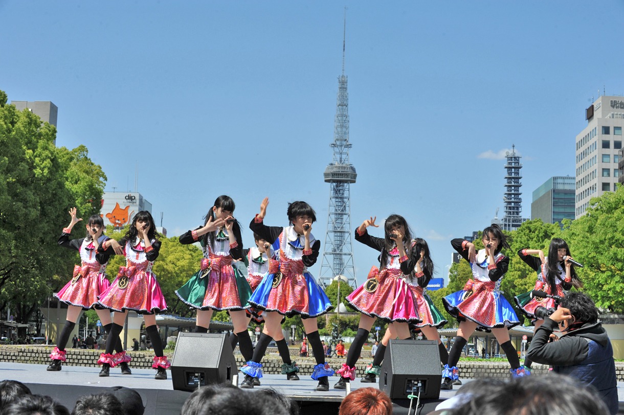 「私立恵比寿中学 スプリングデフスターとんでんツアー2013 ～チャンスは今だ！幸運期に乗ってよいこらしょ～」名古屋公演の様子。