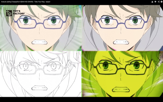 livetune adding Fukase（from SEKAI NO OWARI）「Take Your Way」ティザー映像のワンシーン。