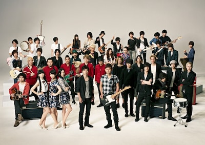 「BBQ in つま恋 ～僕らのビートを喰らえコラ！～」出演者集合写真