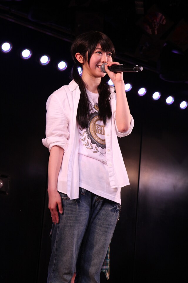 5月6日の研究生公演「パジャマドライブ」での峯岸みなみ。(C)AKS