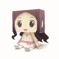 ClariS「SECOND STORY」完全生産限定盤に同梱のペーパートイ「グラフィグ」ClariS reunion ver.。