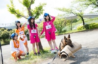 佐藤聖羅、高柳明音、小嶋菜月、島崎遥香（写真左から） （C）読売テレビ