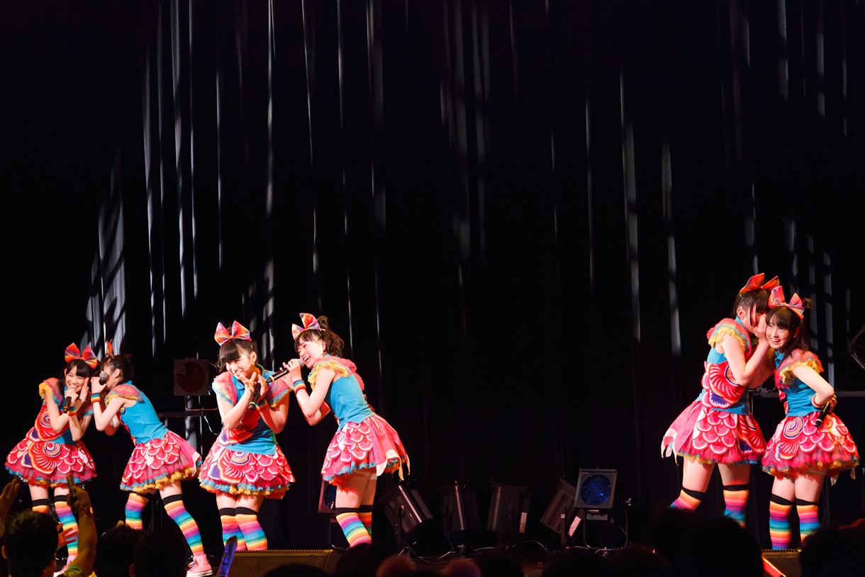 Hep Osaka公演ライブコーナーの様子。