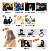 「FREEDOM aozora 2013」出演アーティスト