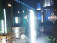 「Another Orion」 収録時の武部聡志、堂本剛、藤井フミヤ（写真左から）。