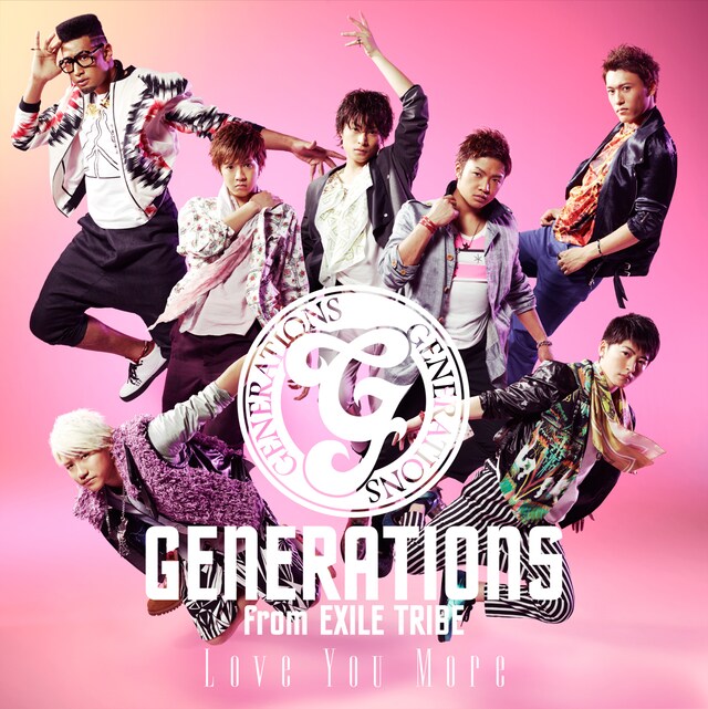 GENERATIONS from EXILE TRIBE「Love You More」CD+DVD盤ジャケット