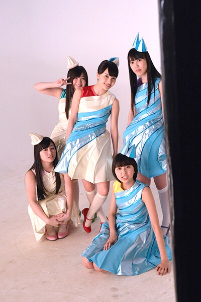 ロッテ「爽」新CM撮影中のももいろクローバー爽。