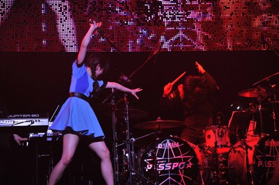 増井みおが倒れ、1人でドラムのHIMAWARIに挑む奥仲麻琴。