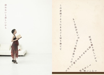 柴咲コウ「Ko Shibasaki Lyrical*World」に収められる詩の一部。 (C) 2013 STARDUST MUSIC / UNIVERSAL MUSIC / KADOKAWA MAGAZINES