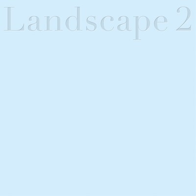 南壽あさ子「Landscape2 南壽あさ子×かくたみほ」ジャケット