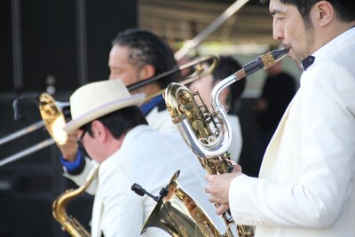 「ノンフィクションW 国境なきオーケストラ スカパラ 世界屈指USAロックフェスへの挑戦」キービジュアル