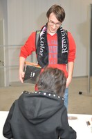 サイン会の様子。