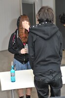 サイン会の様子。