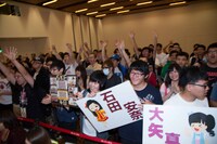 イベントに参加した台湾のSKE48ファン。（C)AKS