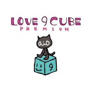大塚愛のファンクラブ「LOVE9CUBE PREMIUM」ロゴ