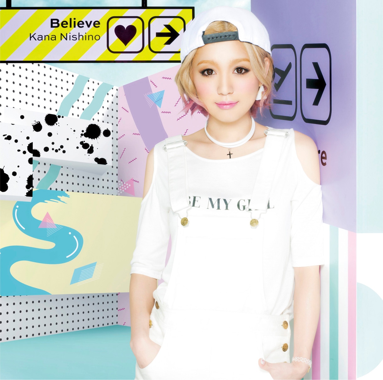 西野カナ「Believe」初回限定盤ジャケット