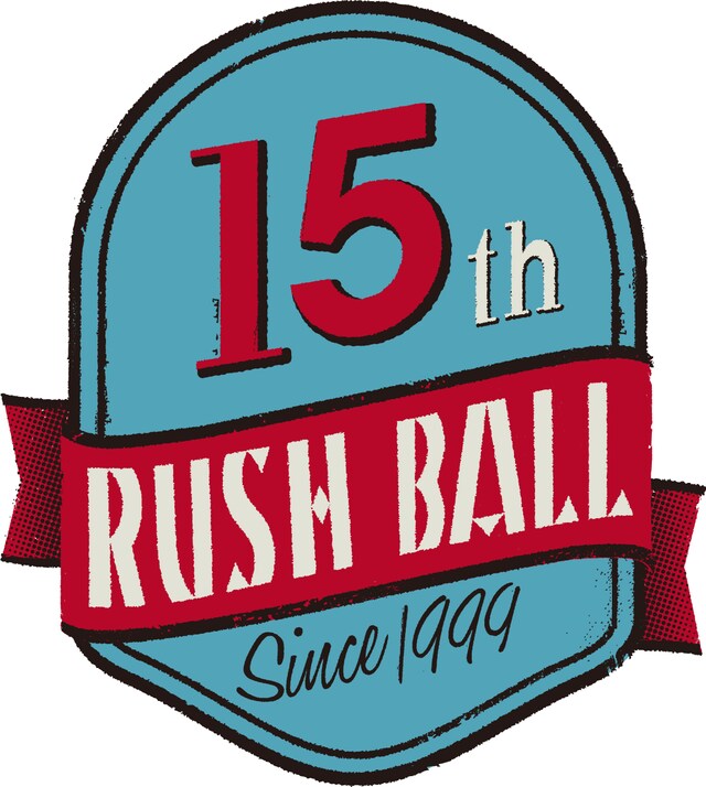 「RUSH BALL 15th」ロゴ