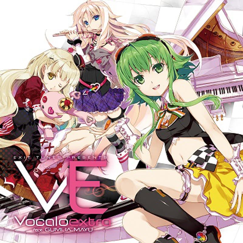 「EXIT TUNES PRESENTS Vocaloextra feat. GUMI、IA、MAYU」ジャケット