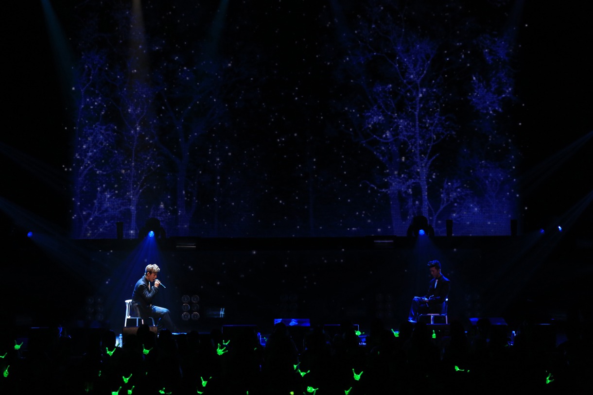 神奈川・パシフィコ横浜国立大ホール「B.A.P LIVE ON EARTH JAPAN」の様子。