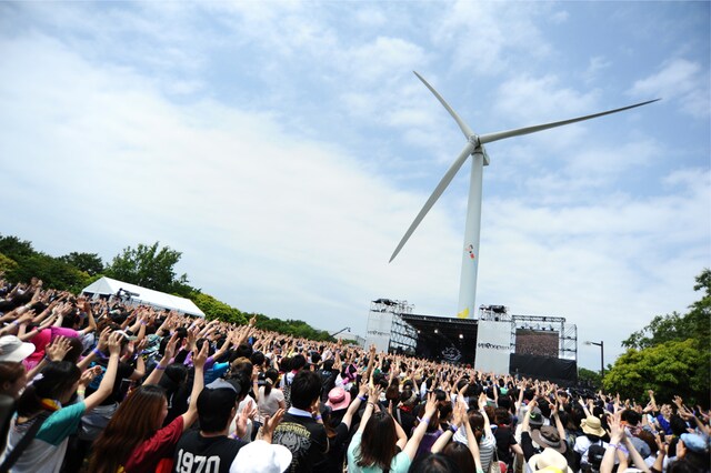 「TOKYO METROPOLITAN ROCK FESTIVAL 2013」会場の様子。 (C) Metrock 2013