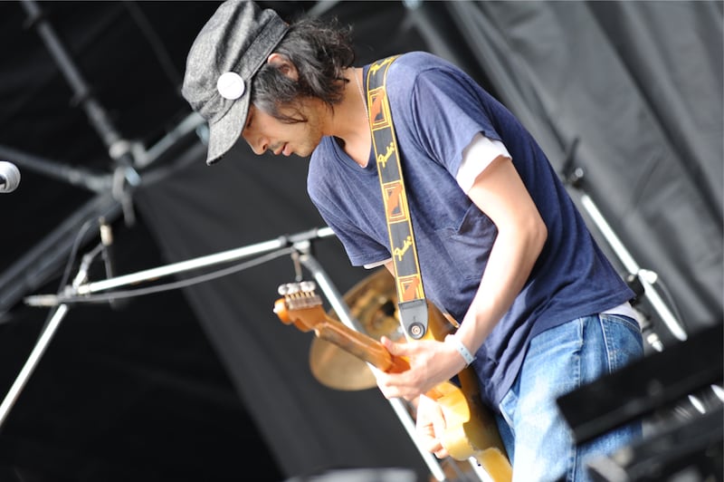 猪狩翔一(tacica)。写真は5月25日に開催された「TOKYO METROPOLITAN ROCK FESTIVAL 2013」の模様。 (C) Metrock 2013