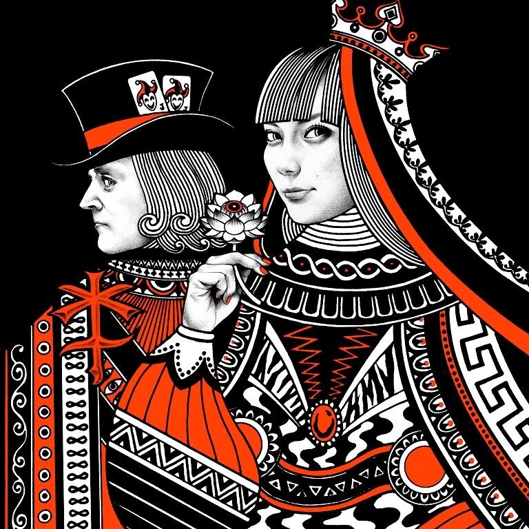 「柴咲コウとJuno Reactor」名義でリリースされる「Intoxicated」ジャケット。