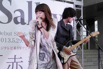 昨日5月29日に行われたフリーライブの様子。