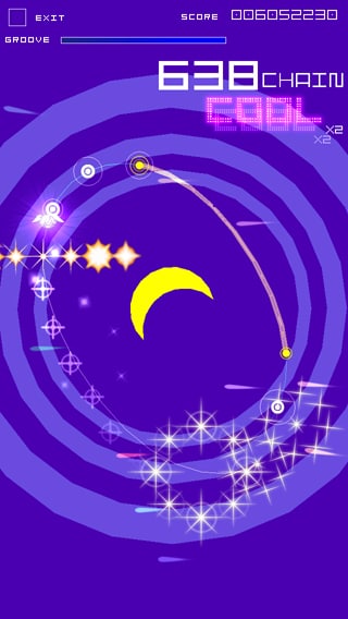 「オツキミリサイタル」ゲーム画面