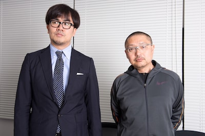 佐藤守道氏（左）と宮井晶氏（右）は“無印”時代の貴重なエピソードを語ってくれた。