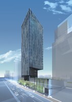 EX THEATER ROPPONGIの外観。※画像は計画段階のものであり、変更となる場合があります。 画像提供：竹中工務店