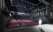 EX THEATER ROPPONGIのホール。※画像は計画段階のものであり、変更となる場合があります。 画像提供:竹中工務店