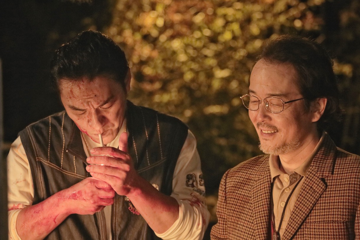 "先生"役のリリー・フランキー。 (c)2013「凶悪」製作委員会
