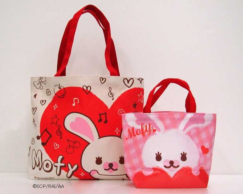 「うさぎのモフィ」トートバッグ＆ミニトート