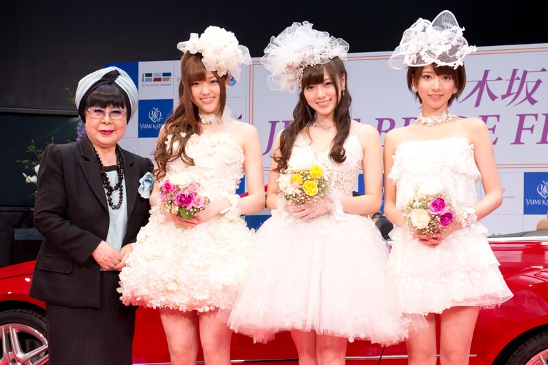 左から桂由美、松村沙友理、白石麻衣、橋本奈々未。