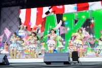 グループ全メンバーによる「AKBフェスティバル」の模様。(c)AKS