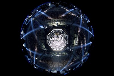 ステージ上空から撮影した「TOUR 相克 FINAL『超克』the OCTAGON」の様子。（Photo by Tsukasa Miyoshi [Showcase Management]）