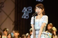 総選挙4位を獲得したAKB48柏木由紀。(c)AKS