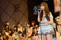 総選挙9位を獲得したAKB48小嶋陽菜。(c)AKS