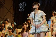 総選挙3位を獲得したAKB48渡辺麻友。(c)AKS