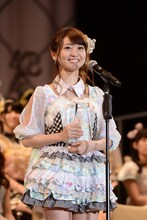 総選挙2位のAKB48大島優子。(c)AKS