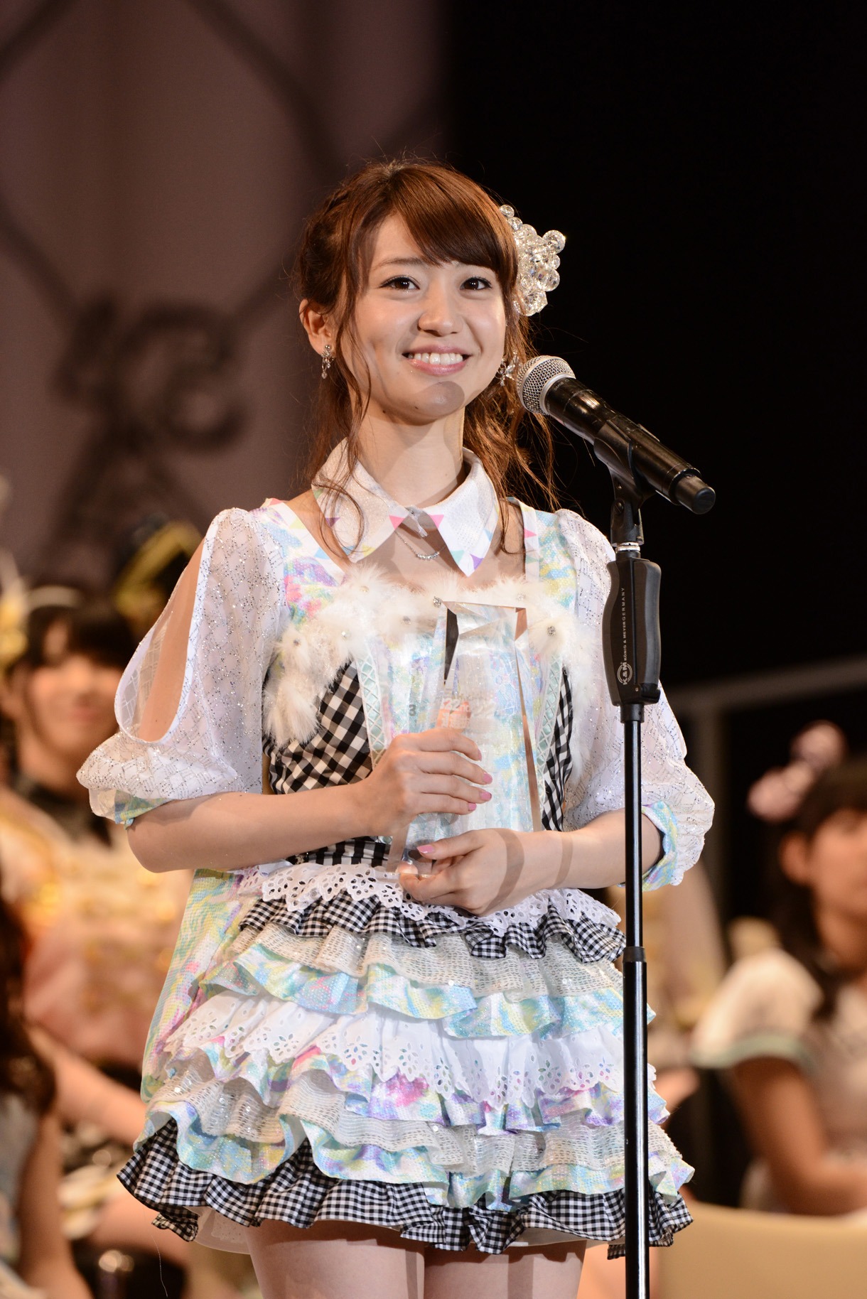 総選挙2位を獲得したAKB48大島優子。(c)AKS