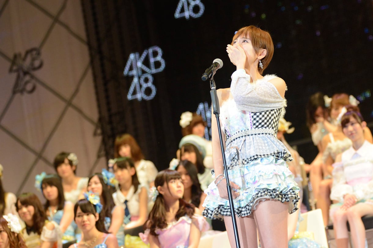 総選挙5位を獲得したAKB48篠田麻里子。(c)AKS - AKB48グループ